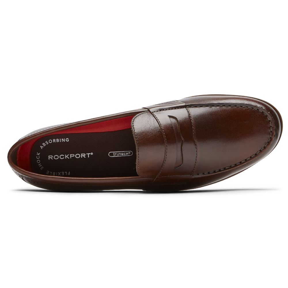 Rockport Loafers For Mens Brown - Classic Lite 2 Penny - AF7160254